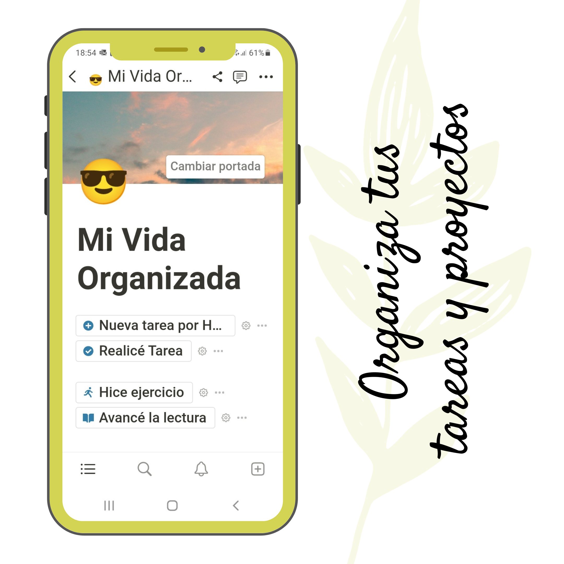 organizar tareas y proyectos